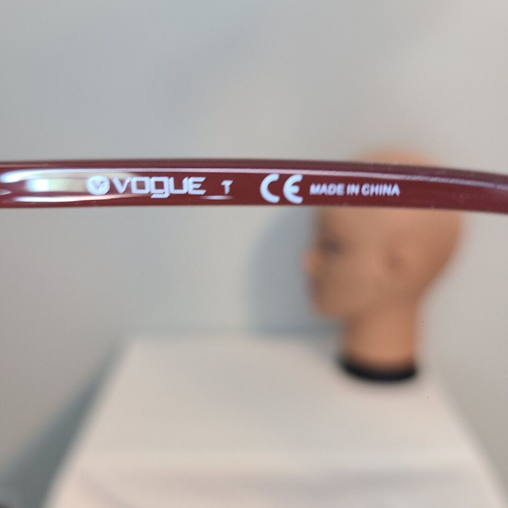 Vogue Eyeglasses Frames VO5028 2387 Plum Purple Cat Eye Full Rim 53-17-140 - Picture 10 of 11